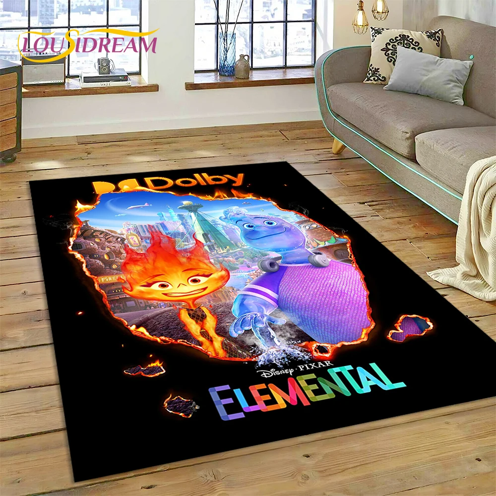 27 Style Elemental Cartoon Magic Carpet Rug for Bedroom Living Room Home Sofa Decoration,kids Game Large Decor Floor Mat Gift 3D