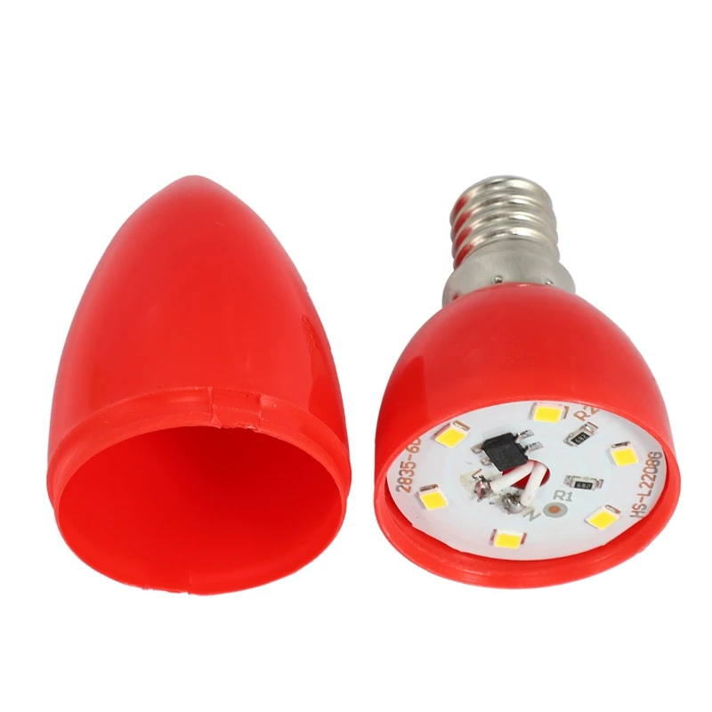 Luz de vela LED, bombillas de luz de vela, lámpara de La Fortuna roja, luces de Dios, luces de vela de ahorro de energía