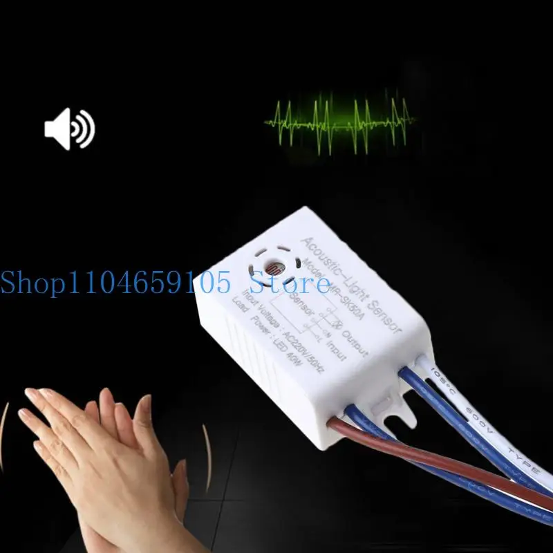 652f Auto Lights Switch 220V Voice Control Light Switch Switching Energing Switching for Stairs Corredor Durável