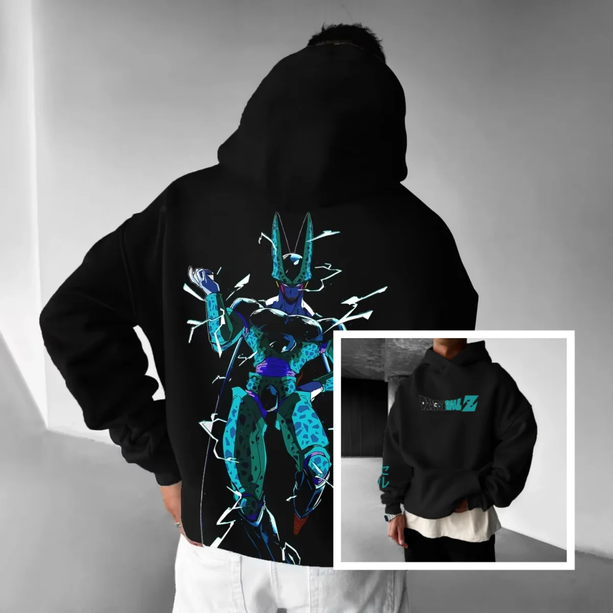 

2025 новейшая весенне-осенняя толстовка с капюшоном для взрослых с анимационным принтом Dragon Ball, модный спортивный повседневный топ для детей-подростков и родителей
