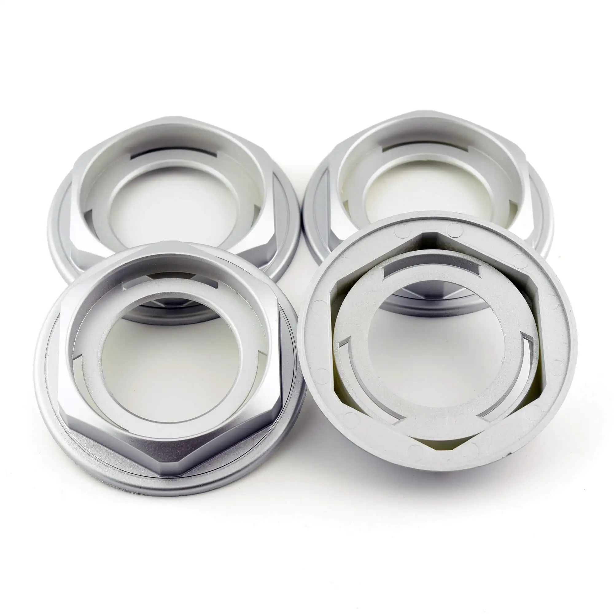 1pc/4pcs RZ RG 15in16in E30 E39 Car Wheel Hub Caps For Rim Interior Combination Auto Refit Center Hubcap Accessories Gold Silver