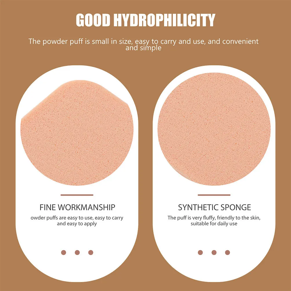 10Pcs Multipurpose Puff Soft Makeup Tool for Cream Concealer Blush Smooth Even Coverage Perfect for Home Salon Use