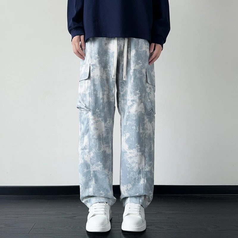 迷彩カゴパンツ男性ジョガーパンツ 9XL プラスサイズファッションカジュアルスウェットパンツ男性ズボンビッグサイズ 9XL