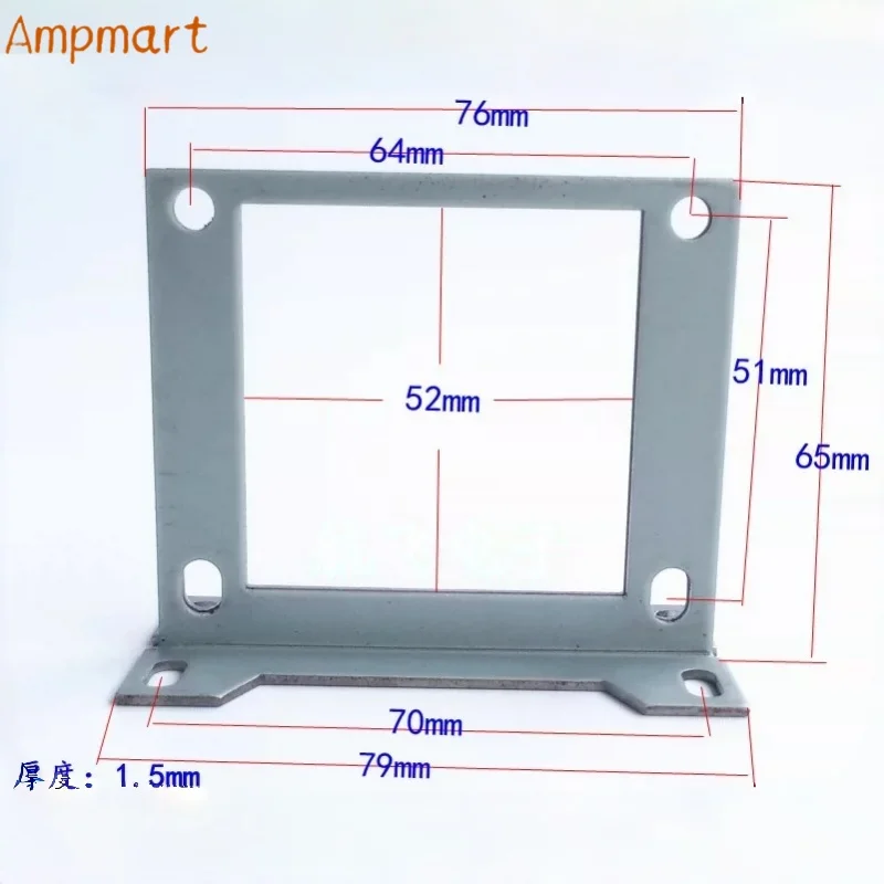 Ampmart Horizontale Rahmenhalterungen für Röhrenverstärker-Transformatoren der Serien 76, 86, 96, 105, 114 und 133, 2 Stück – Detail 2