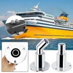 Tubo de escape de casco de aço inoxidável, 22/24mm, soquete, peça de hardware, aquecedor de ar diesel para barco, caminhão, iate, acessórios