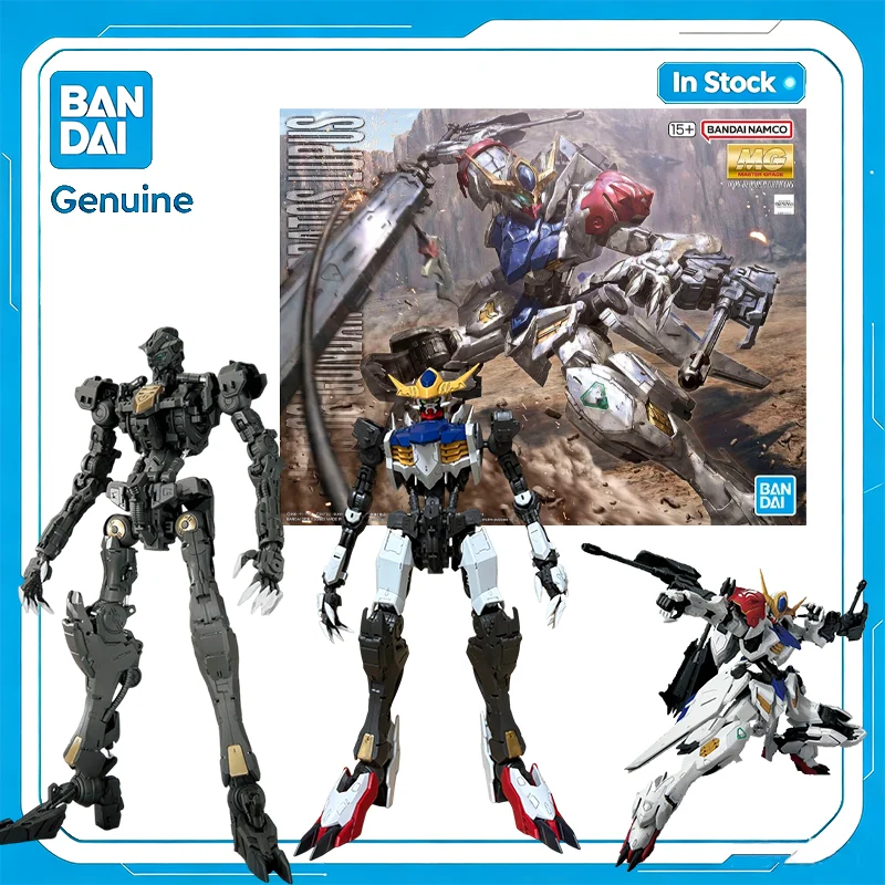 100% Genuine Bandai Gunpla MG 1/100 Gundam Barbatos Lupus Model Kit Collection Assembly Action Figure MG Gundam Barbatos Lupus