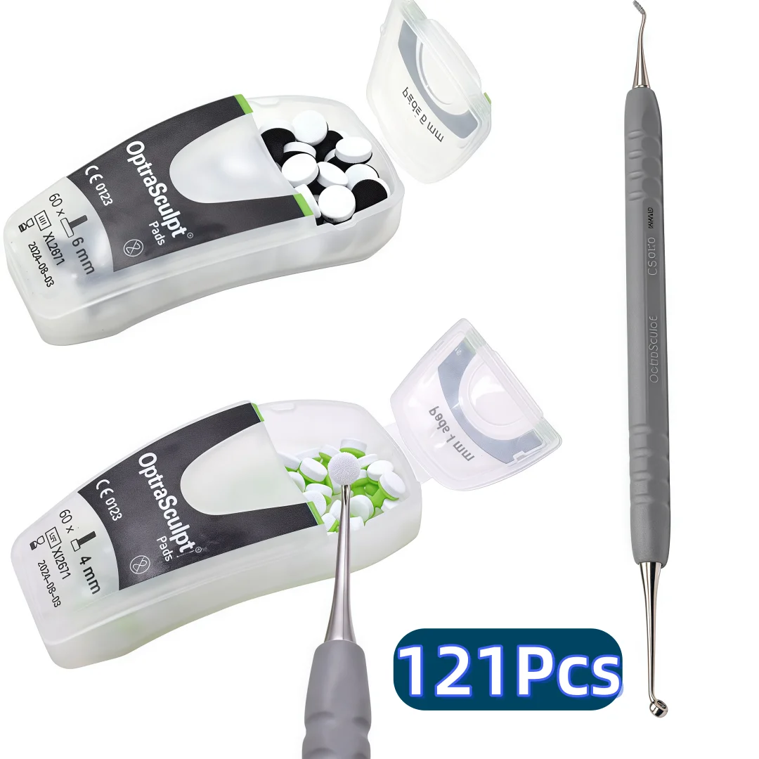 

Dental Foam Pad Handle Composite Resin Veneer Spatula Pads OptraSulpt L/S