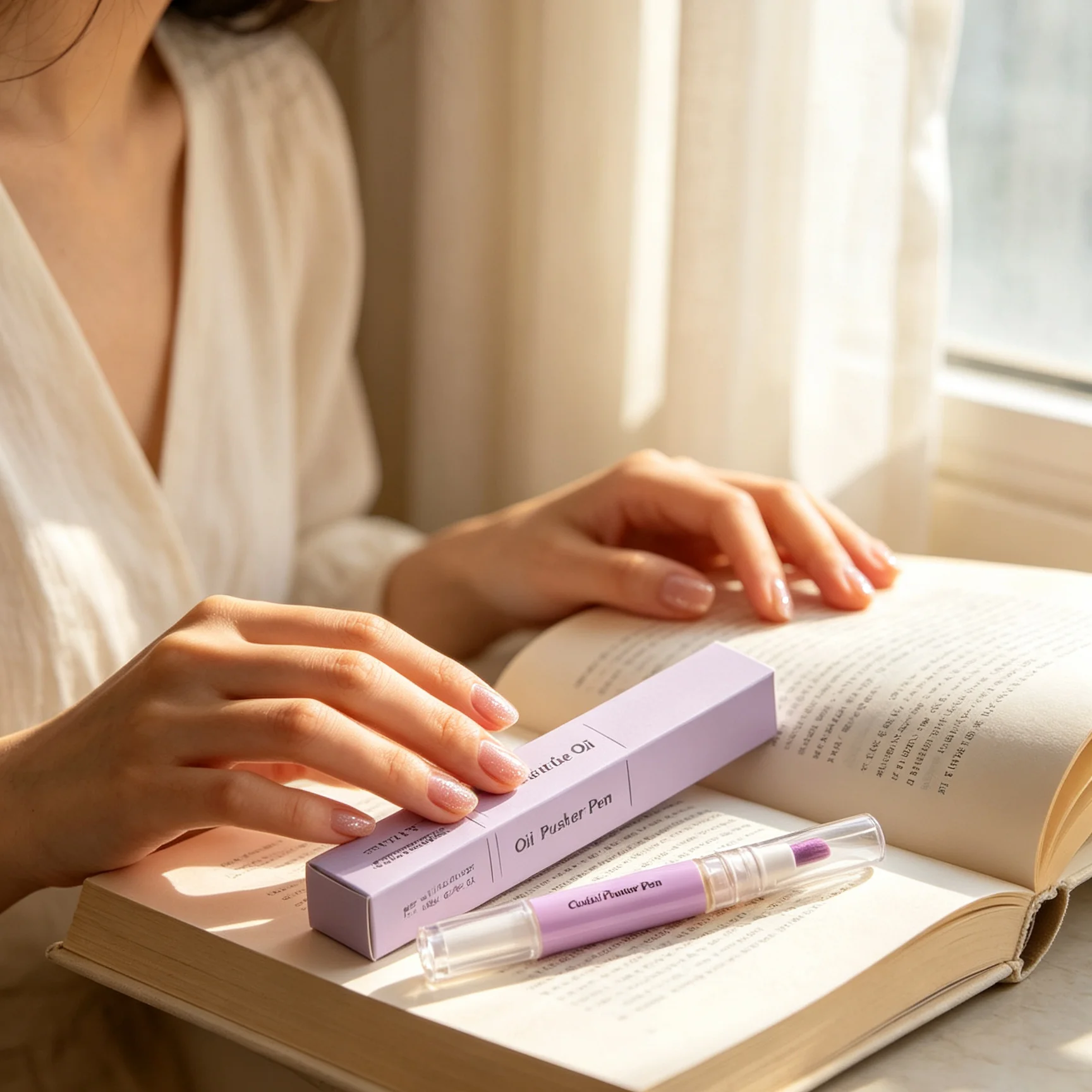 Cuticle Oil Pen - Nagelhautöl-Stift Lavendel 2-in-1 Entfernt Nagelhaut Weich