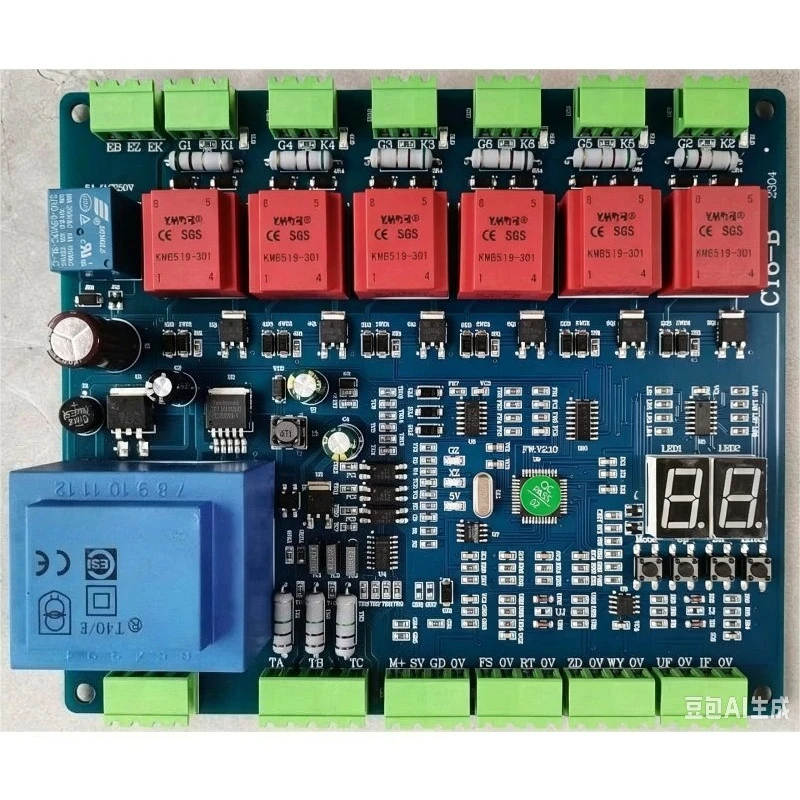 Three-phase thyristor phase shift trigger board, thyristor trigger, rectifier cabinet control board numerical control board
