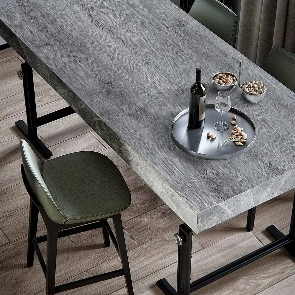 6 m wasserdichte, selbstklebende Vinyl-Tapeten, Rolle, Möbel, Schränke, PVC, dekorative Folie, Holzmaserung, Aufkleber für DIY-Heimdekoration – Detail 9
