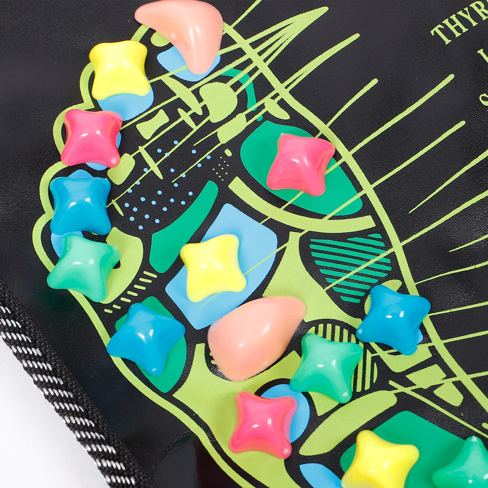 

Foot Massager Mat Foldable Acupressure Tool For Home Travel Use Relieves Fatigue Reflexology Pad Sole Care Body Massage Tool