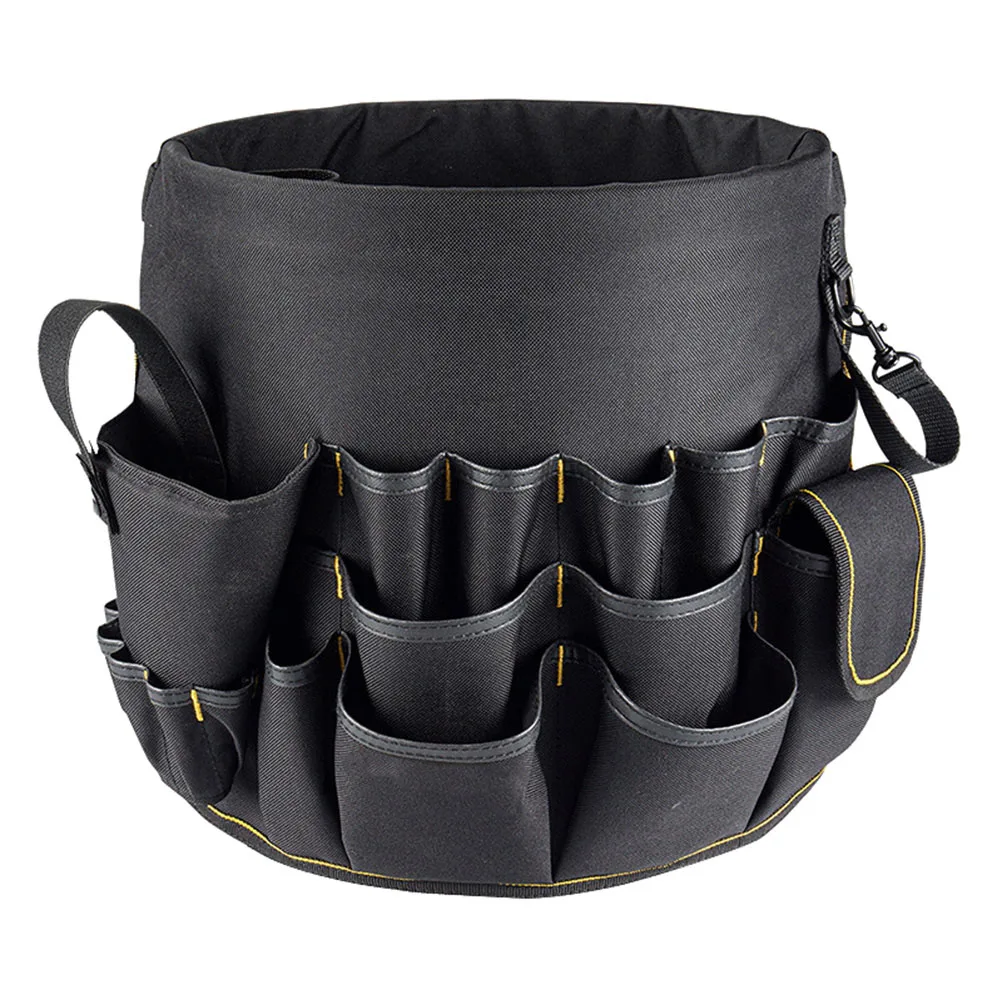 Portable Tool 600D Oxford Cloth Toolkit Pouch Multiple Pockets Tool Bag With Pockets Bucket ganizer Hardware Tools Storage