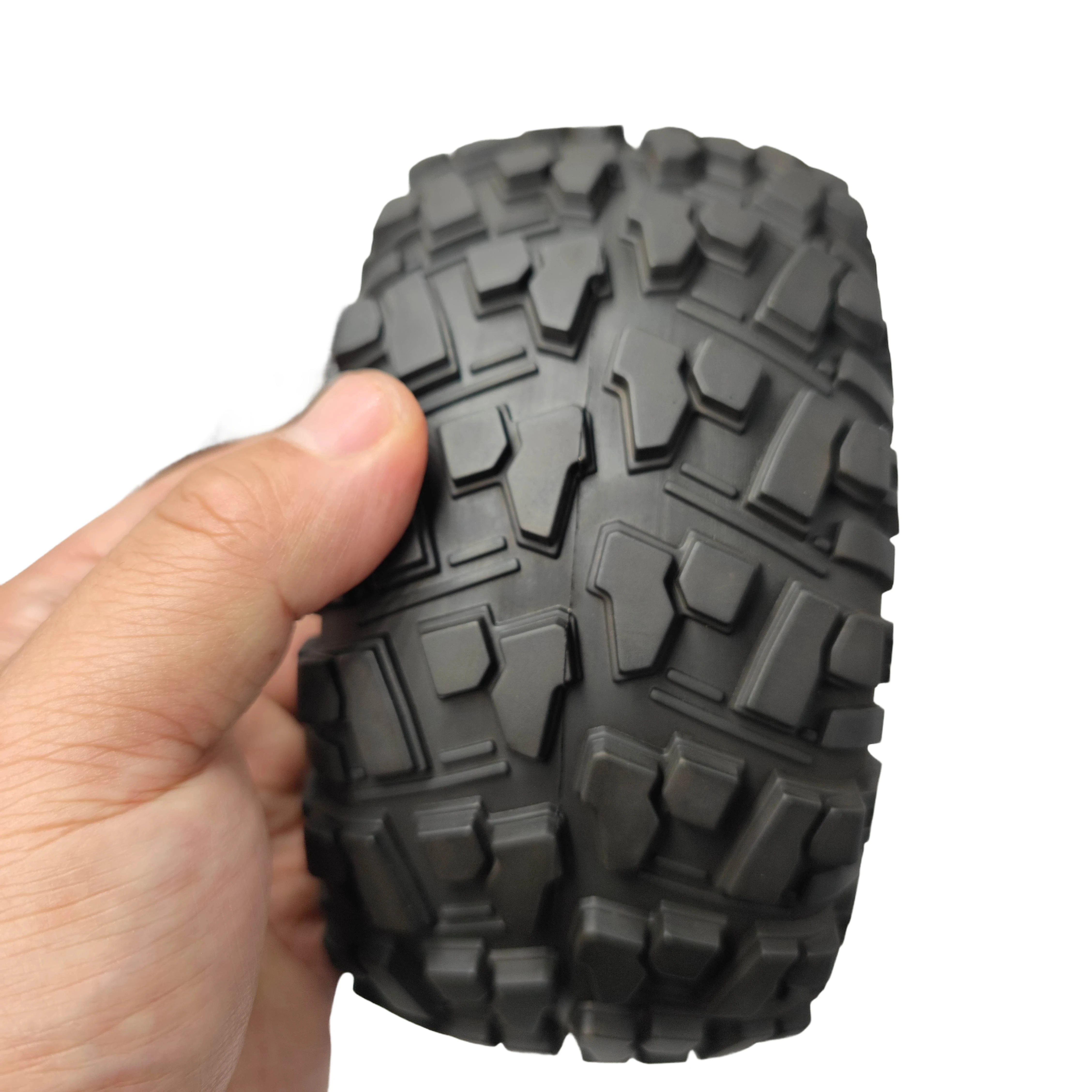 2pcs RC 1/8 Bead Lock Monster Truck Tire Tyre Set 17mm hex 1/2 offset For HPI Traxxas Redcat 26407