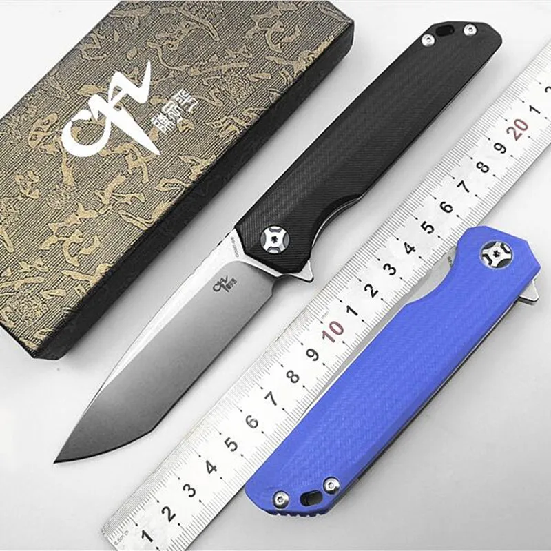 

Knife D2 CH CH3507 Flipper Folding knife Ball Bearing G10 Handle Camping/Hunting/Outdoor/Pocket/survival Knife EDC