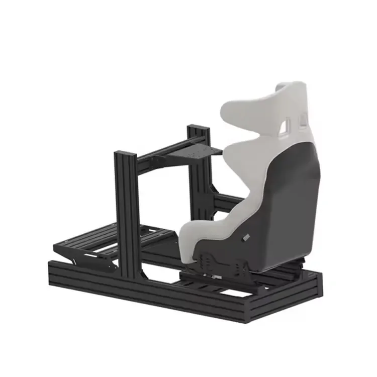 Gaming Car Truck Driving Simulator 4080 Game Diy Direct Drive Motion Conduction Cockpit Seat Handbrake Sim Racing Rig Frame