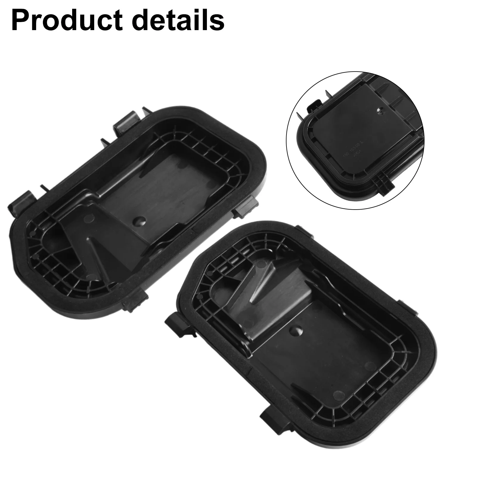 

Left Right Headlight Cover Headlight Cover Cap Color As Shown OE Number 4F0941158 OE Number 4F0941159 Plastic Material