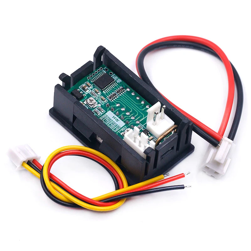 DC 0-100V 10A Digital Voltmeter Ammeter Dual Display Voltage Detector Current Meter Panel Amp Volt Gauge 0.28" Red Blue LED image 6