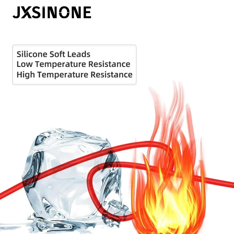 JXSINONE P1505 1000V/10A  Universal Double Silicone wrap with Sharp Needle multimeter probe test lead for Digital Multimeter