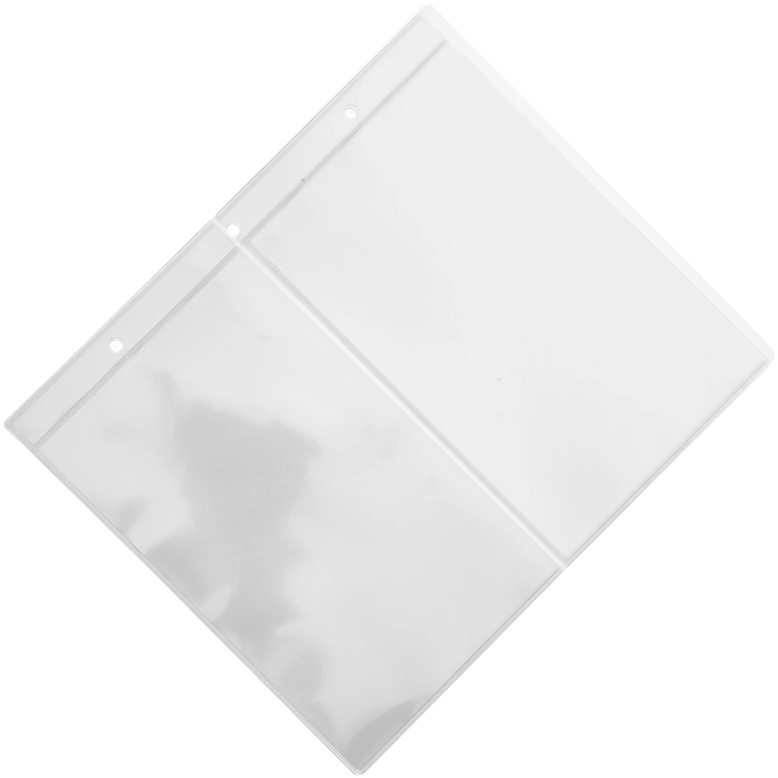 

1 Bag Transparent Bill Money Bags Banknotes Holders Commemorative Sleeve Pvc Pages Clear Storage