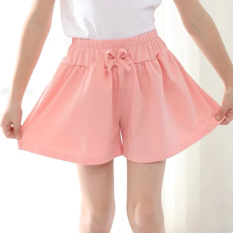 

New Cotton Shorts Girl Shorts Trousers Skirt Fashion High Waist Bottom for Teen Girls Summer Plus Size