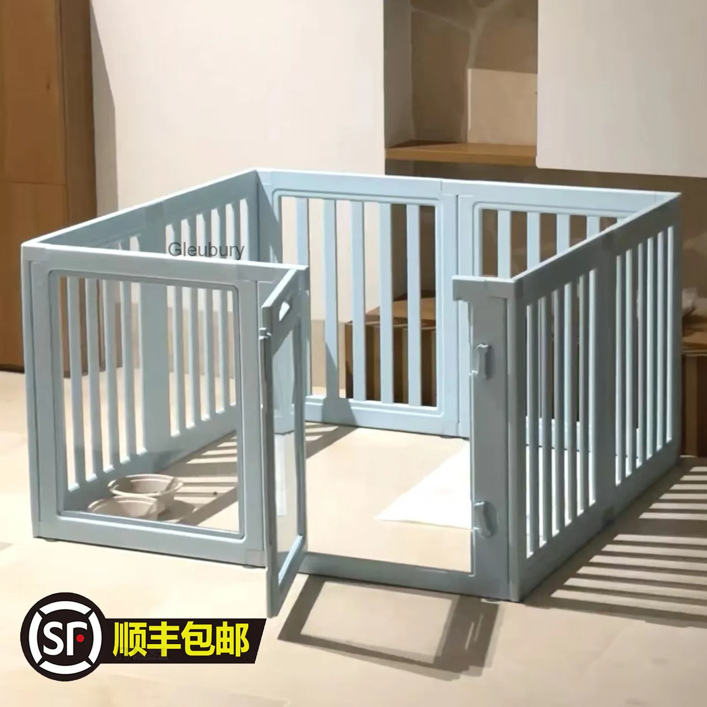 Dog fence, pet enclosure, indoor pet barrier, small dog cage, new design, modular dog house