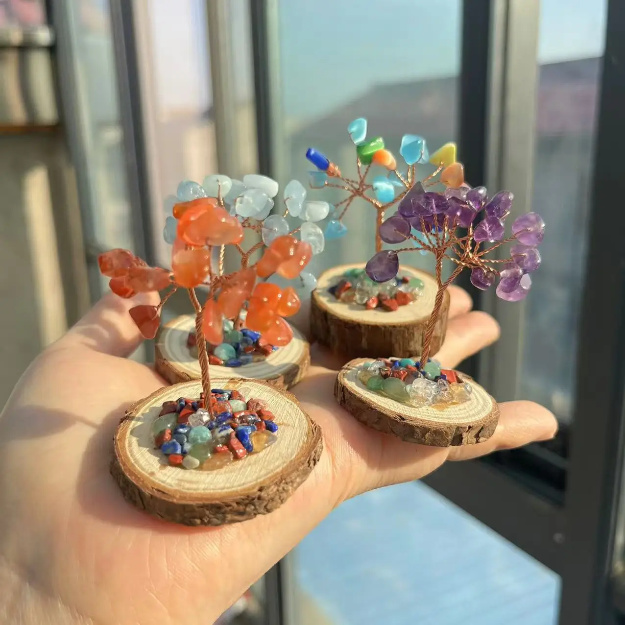 Enchanting Crystal Tree of Life Spiritual Reiki Decor Perfect for Home or Office Unique Good Luck Gift