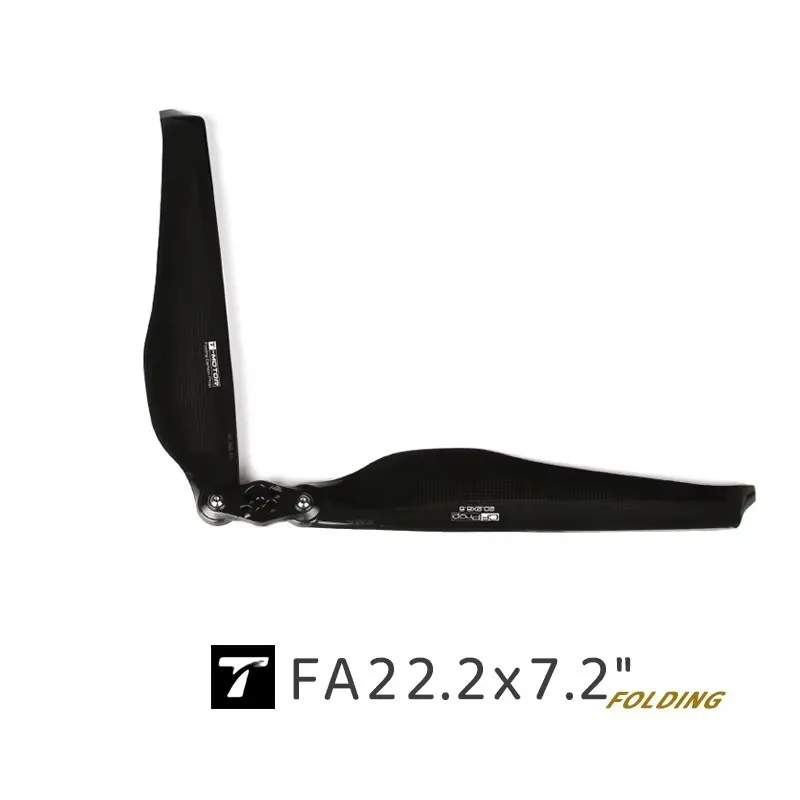 BoMassFA22.2 T-MOTOR Carbon Fiber Folding Propeller FA22.2x7.2 2pcs/PAIR For Quadcopter