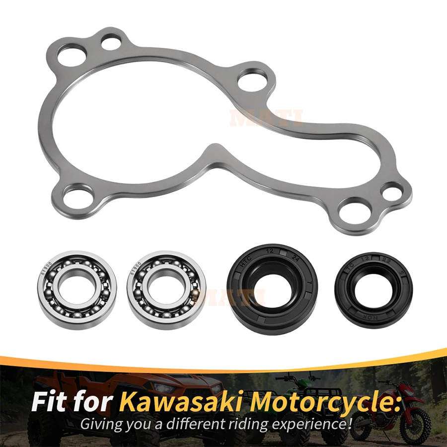 M MATI Water Pump Rebuild Kit For Kawasaki KLX450R 2008-2019 KX450F 2006-2015 11061-0225