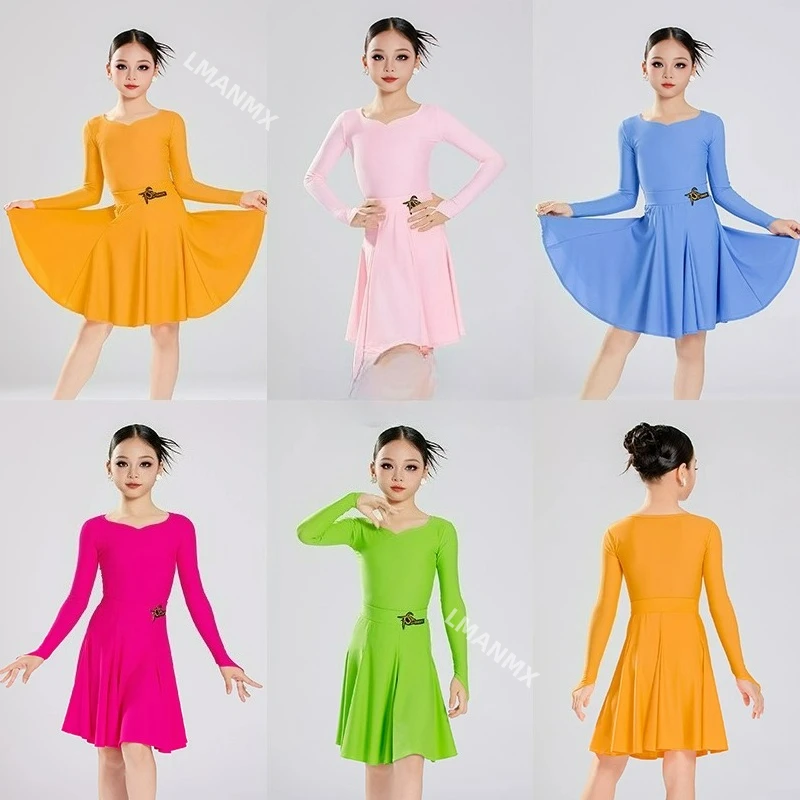 

Advanced autumn and winter professional Latin dance class uniform, children's and girls' grading uniform