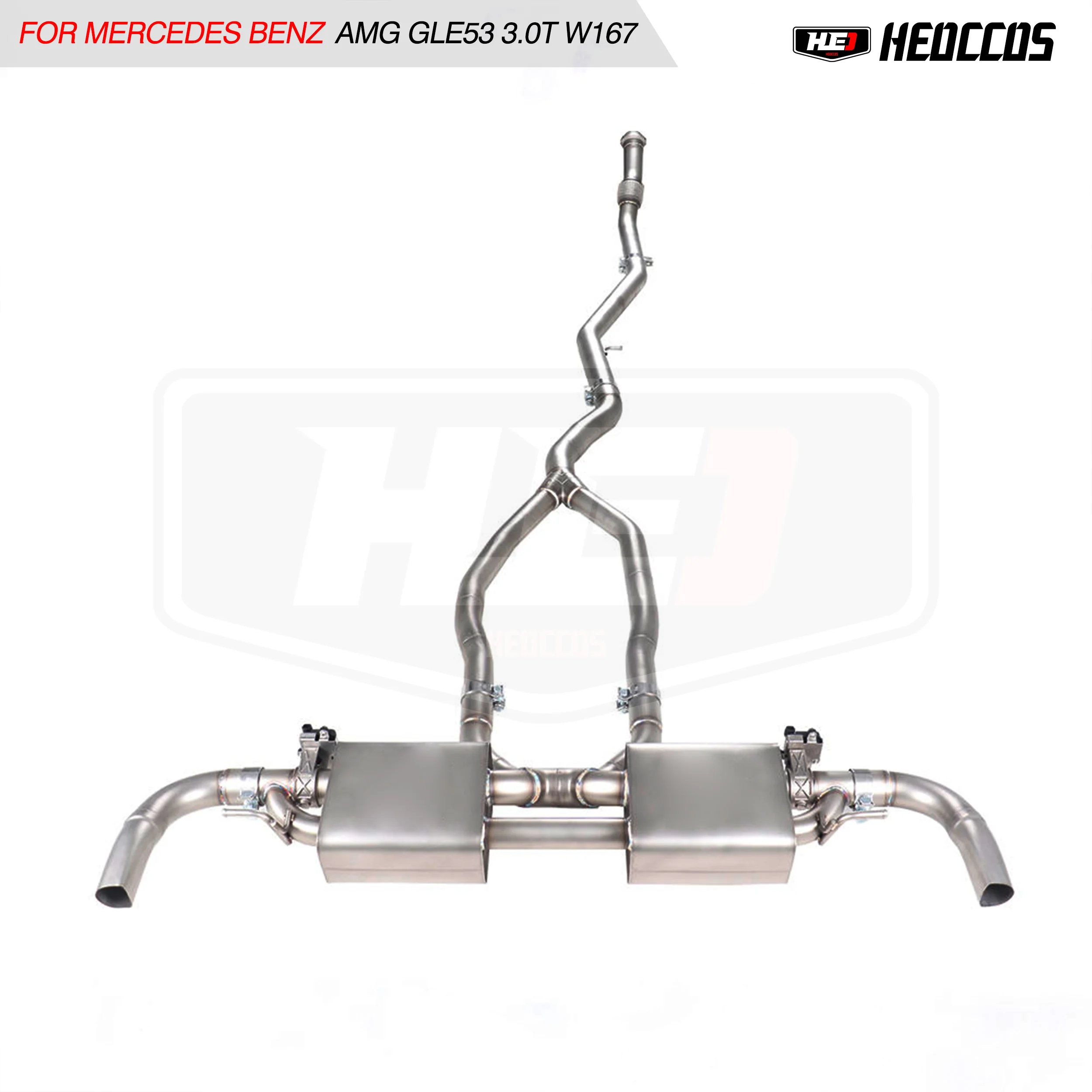 

HEO High Performance For Mercedes BENZ AMG Gle53 3.0T W167 Exhaust Valvetronic Catback System for Benz