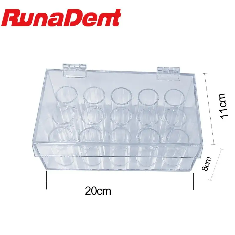 15Hole Dental Orthodontics Ligature Ties Holder Multifunctional Box Dental Organizer for Dentist