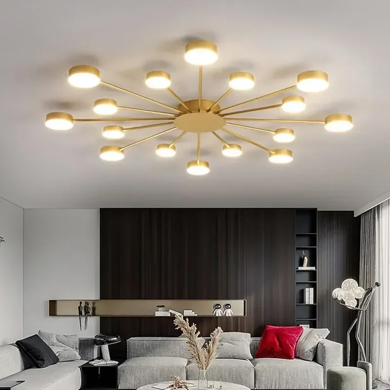 Nordic Led Plafond Licht Zonnebloem Vormige Decoratieve Verlichting Voor Woonkamer Slaapkamer Keuken Eetkamer Huis Interieur Armaturen