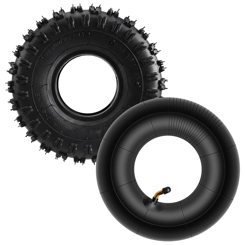 

T61C_Inner tube 4.10/3.50-4, outer tube 4.10-4 for Garden Rototiller Mowers