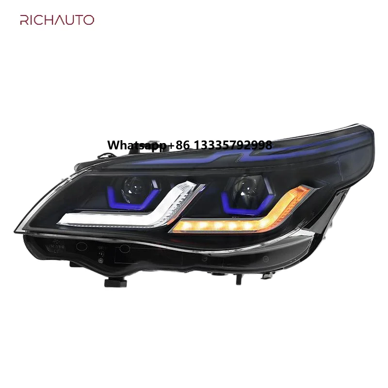 

For BMW 5 Series E60 Headlight Assembly LED Day Running Light Steering Lens Lamp
