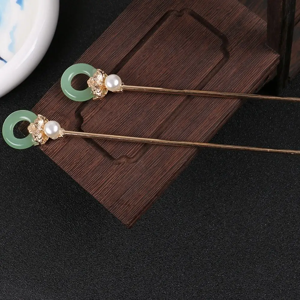 Safety Buckle Flower Hairstyle Design Tool Ancient Headwear Hanfu Hair Sticks Ancient Style Hairpin Chinese Style Headwear view 4