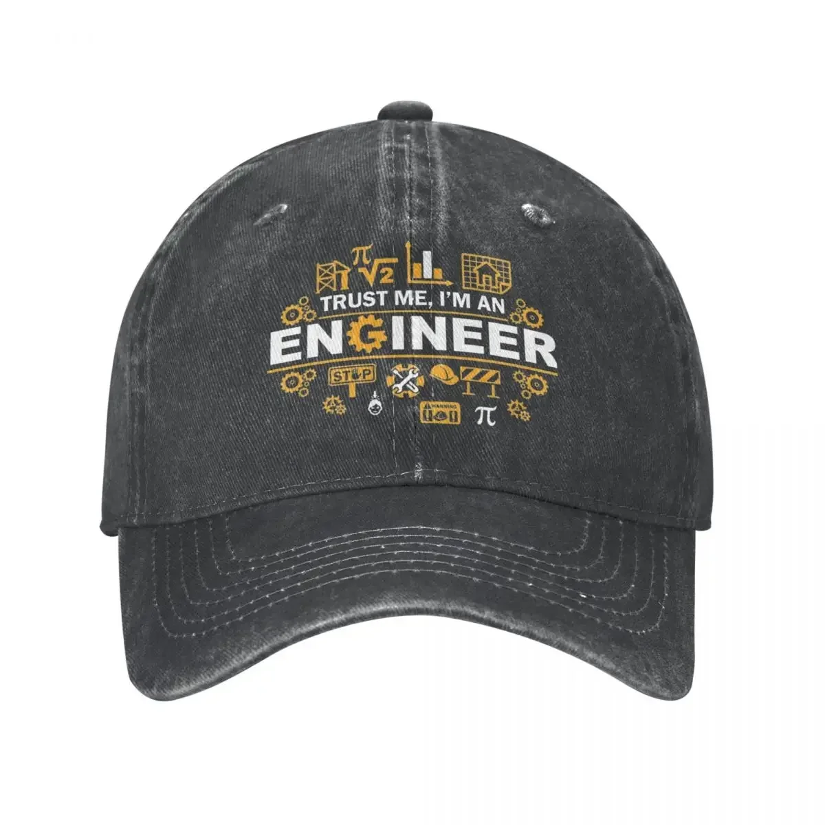 New Casual Trust Me I'm An Engineer Baseball Cap Distressed Washed Headwear funny science humor Outdoor All Seasons Travel Caps