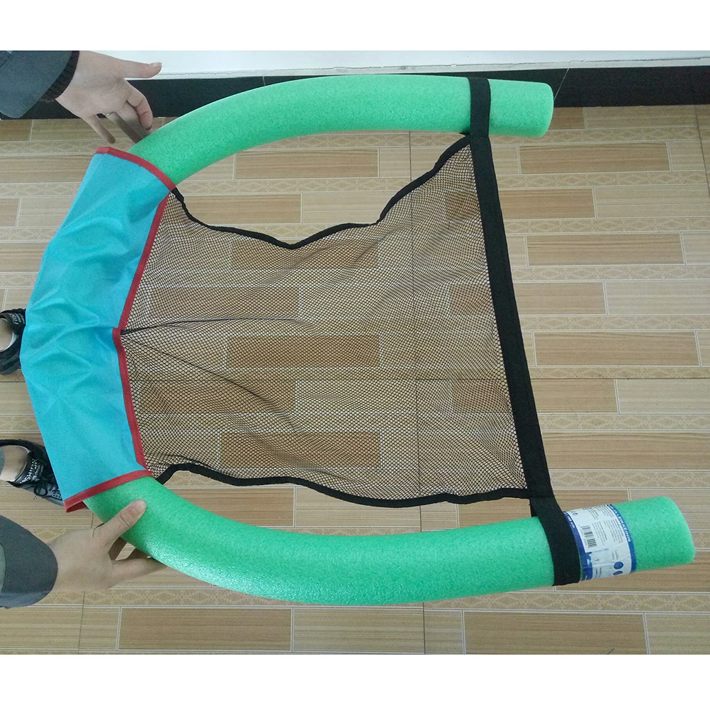 

Floating Pool Noodle Chair Water Swimming Seat Pool Floating Bed Buoyant Support .5X150Cm Green Non-Toxic Soft Material