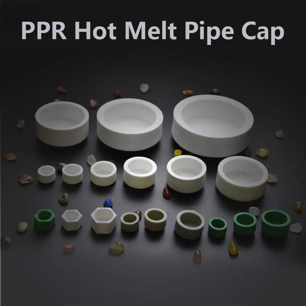 

1-50PCS PPR Hot Melt Pipe Plugs DN20/25/32/40/50/63/75/90/110 Pipe Plugs 1/2 "And 3/4" Inner Thread Water Pipe Fittings