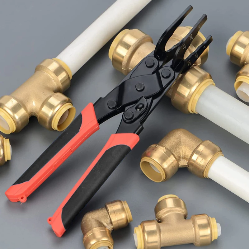 Winholder Push-to-Connect Push-fit Disconnect Tongs Clamp Tool For 1/2'' 3/4'' 1'' Inch Pipe PEX CPVC Copper Pipe Removing Tool