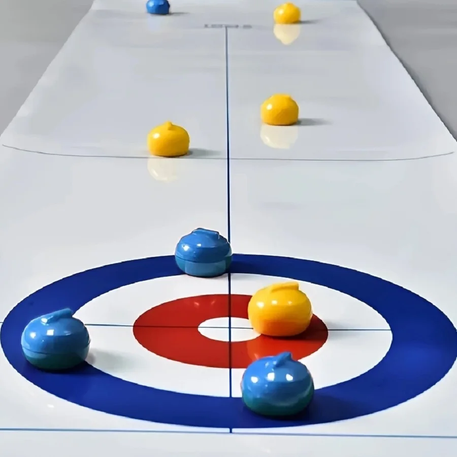 Table Curling Game Is Suitable for Teenagers or Adults, with 8/16 Roller Skates to Choose from for Party Entertainment Games