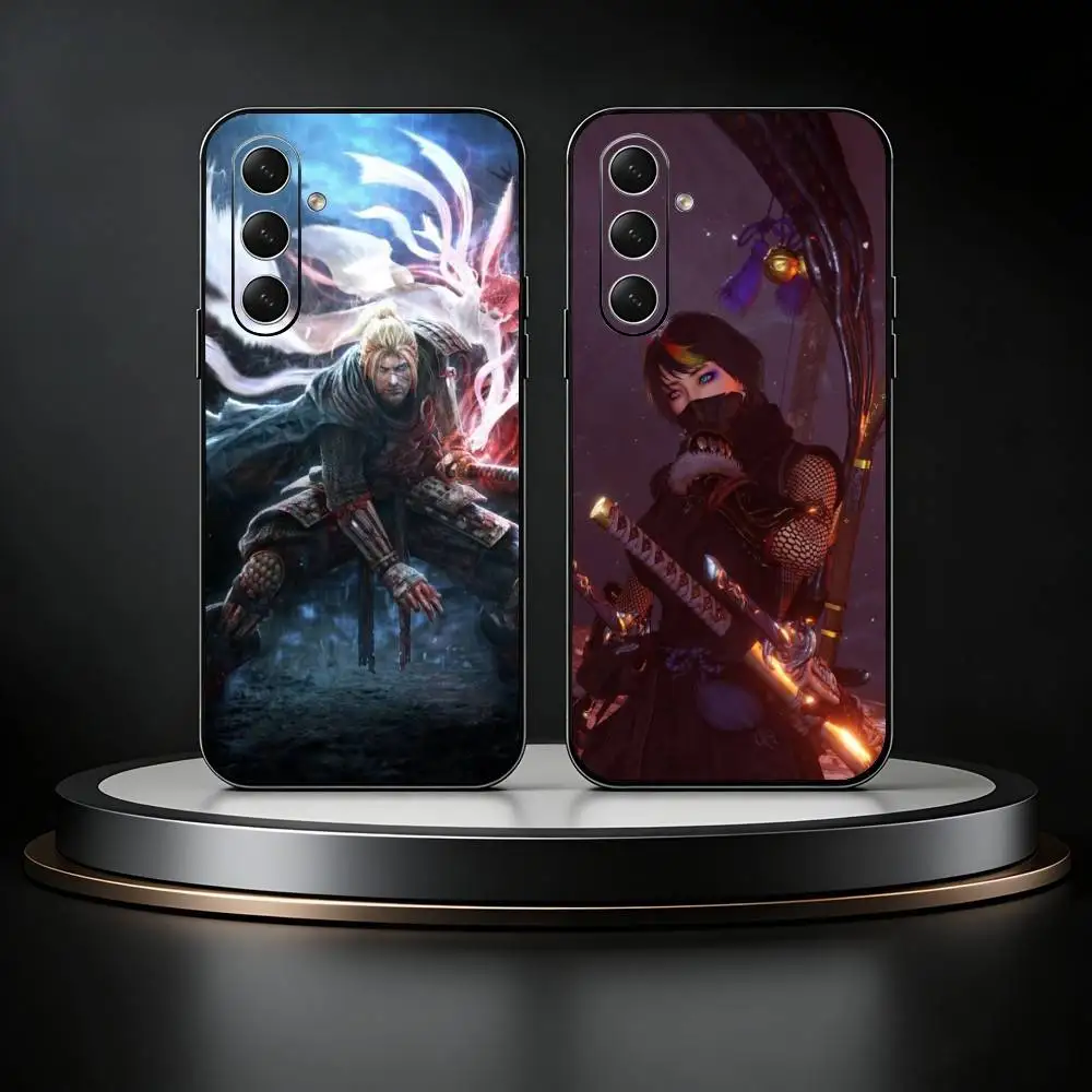 Funda de teléfono Game N-Nioh para Samsung Galaxy A73,A72,A71,A70,A52,A51, otras fundas negras suaves