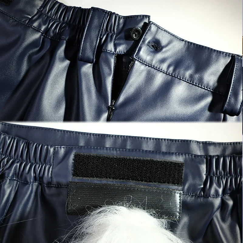 ROLECOS 여성 경찰관 유니폼, 파란색 여성 카니발 코스프레 코스튬, 제로 렘 소녀 송곳니와 다른 세상