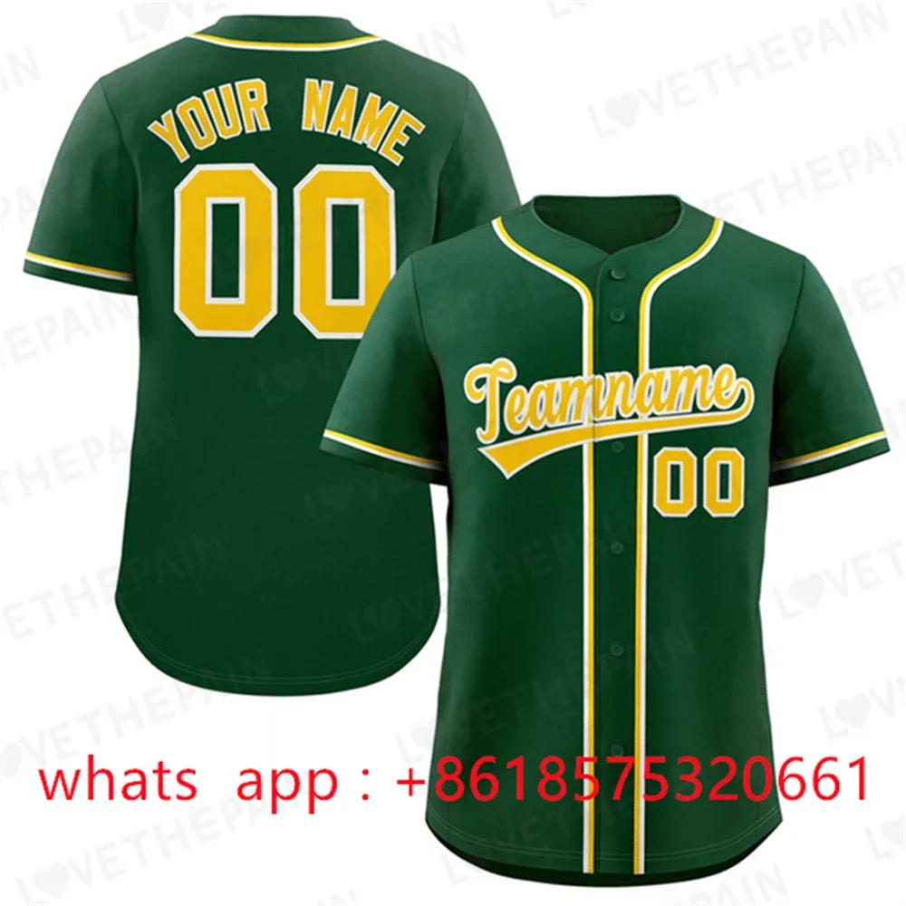 

Custom Embroidered Baseball Shirt Baseball Jersey Stitched Team Name Number Sewing Logo Softball Game Sweatshirt for Men/Yout