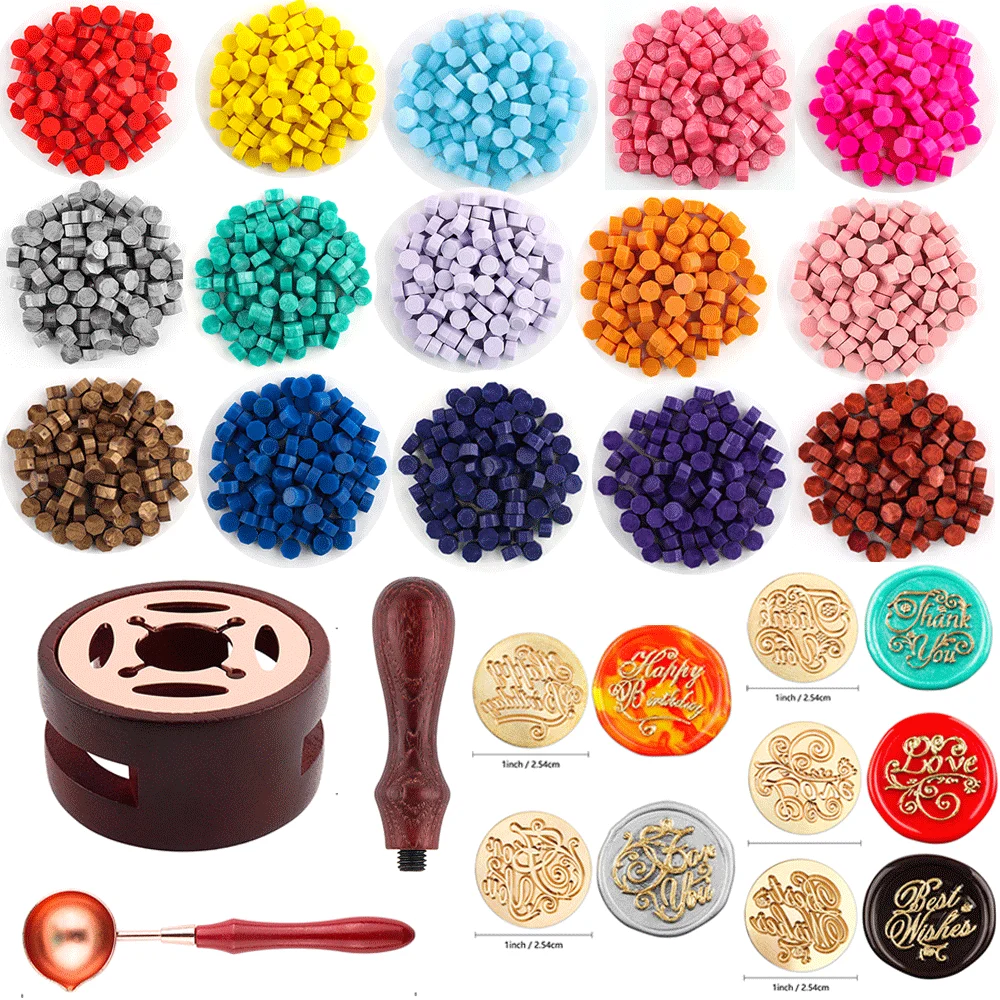 

Wax Seal Starter Kit Wax Seal Bundle/Wax Melts/Melting Furnace/Stamper Perfect For Paper Crafting Projects DIY Tool New 2025 Hot