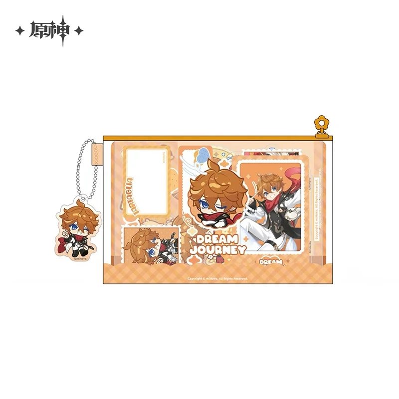 Pre Sale miHoYo Official Genuine Genshin Impact Merchandise Tartaglia ZhongLi Wriothesley Furina Columbina Flins Sticker Set Cos