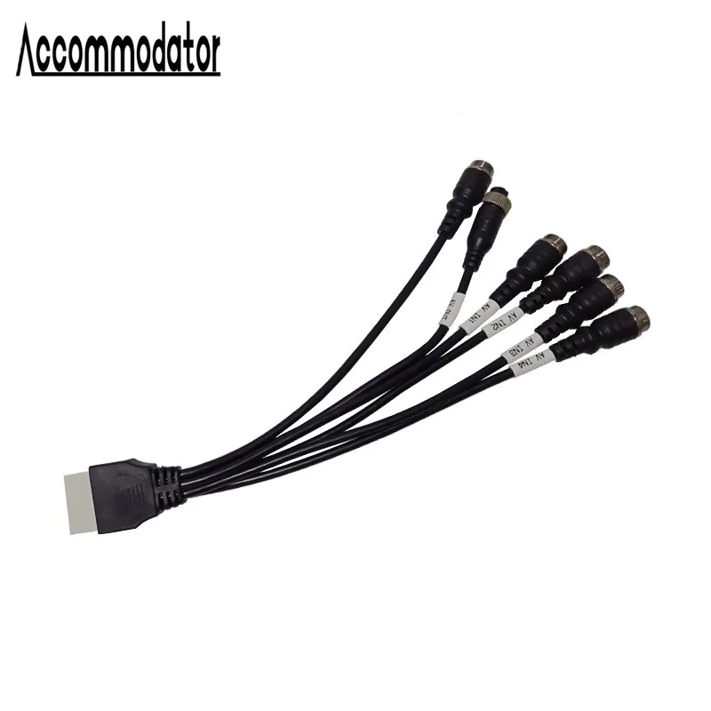 MDVR 4 pin Aviation Connector Backup Camera Cable for intercom handle with Male and Female