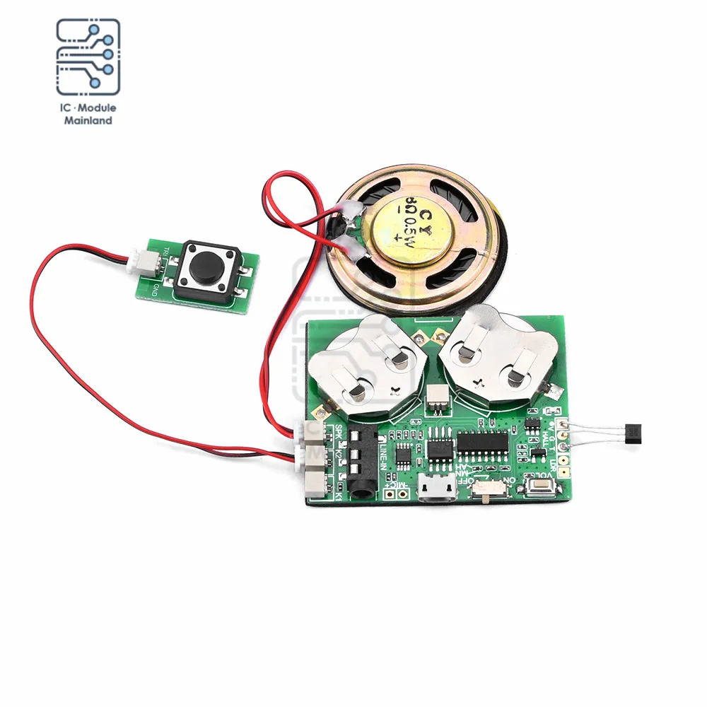 4M optyczny magnetyczny ruch USB kartka z życzeniami moduł muzyczny MP3 dla DIY programowalna płyta głosowa do ładowania procesor dźwięku