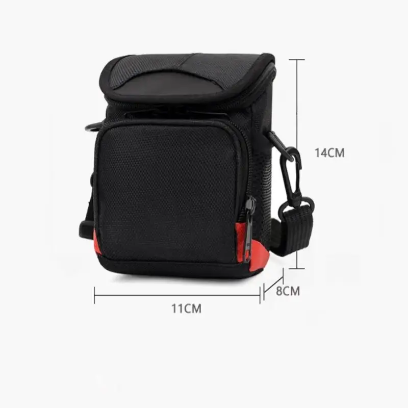 Mini Black Photographer Backpack Micro Camera Simplicity Waterproof SLR Camera Bag Nylon Anti Spoilage Digital Shoulder Bag