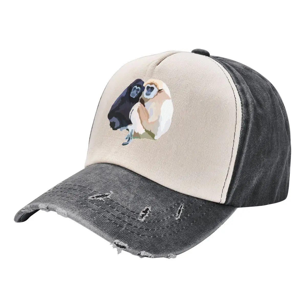 

H is for Hoolock Gibbon Baseball Cap Luxury Hat Big Size Hat Designer Man Women's