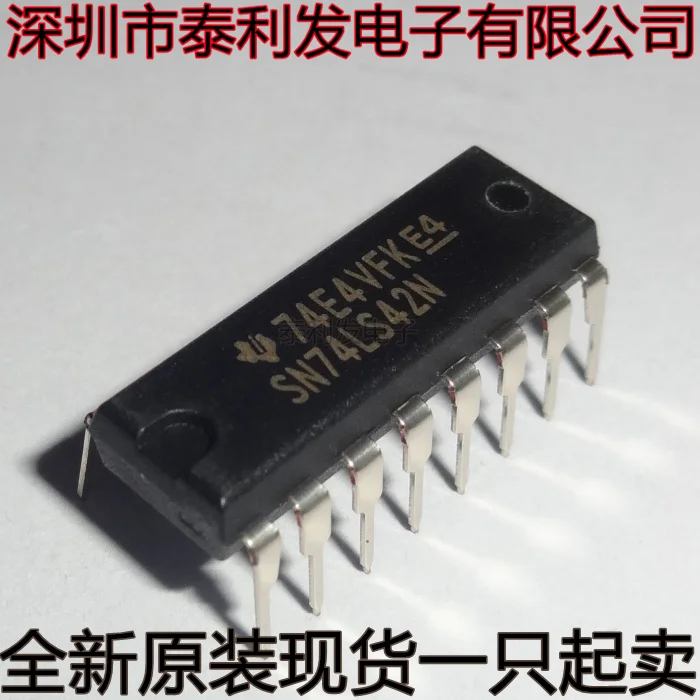 2PCS Imported SN74LS42N 74LS42N DIP16 Decimal Decoder Chip Brand New In Stock IC